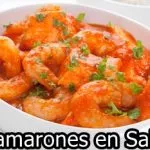 Camarones en salsa