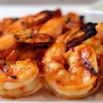 Camarones a la plancha