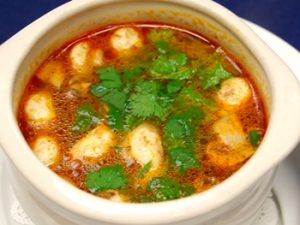 Sopa de camarones