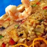 Arroz con camarones